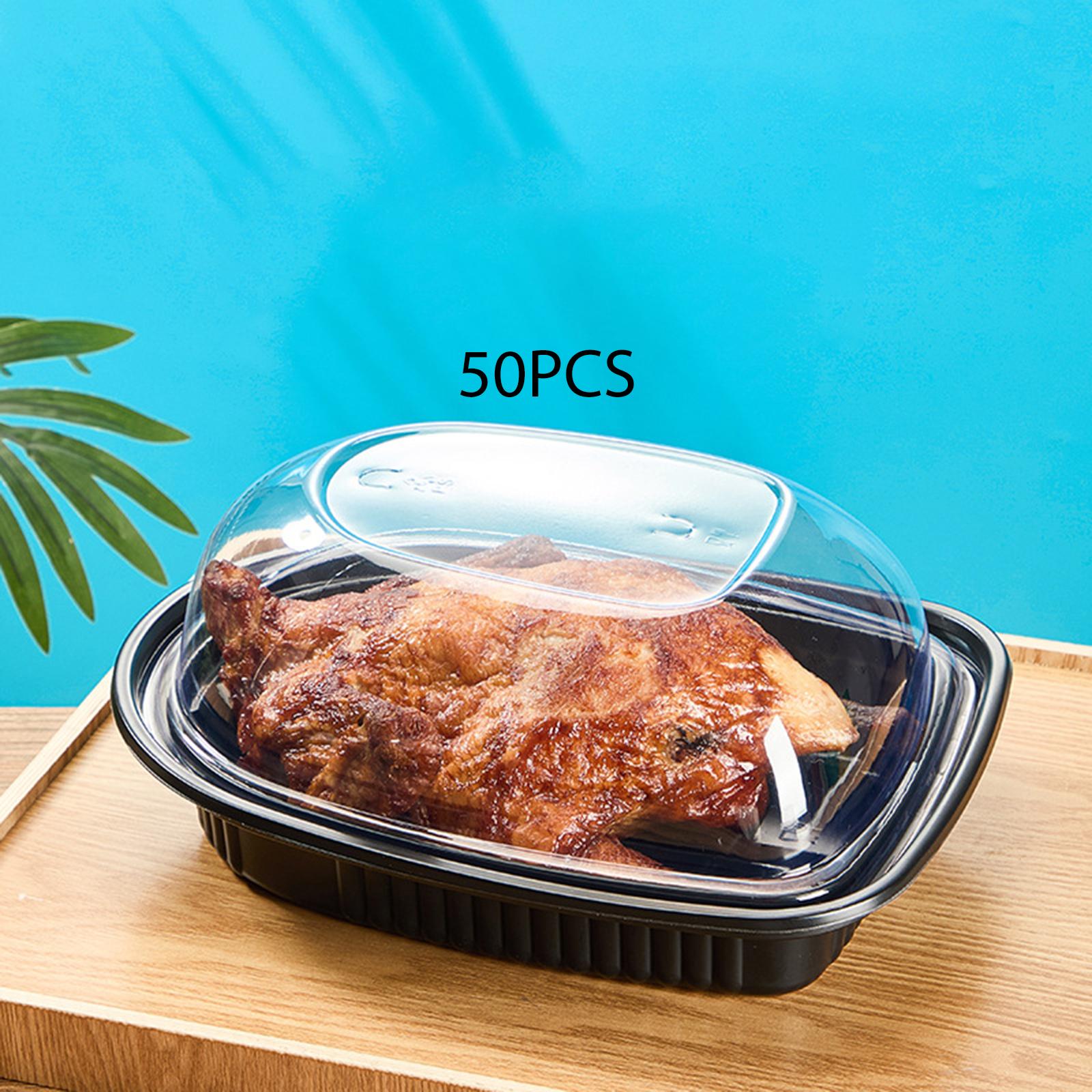 Meal Prep With Chicken - Boîtes jetables pour poulet rôti, grands