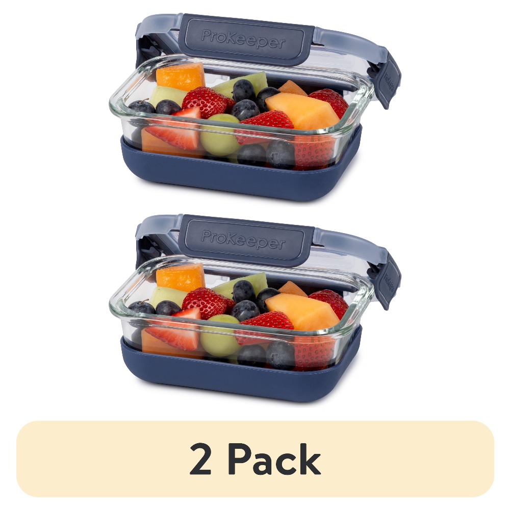 Meal Prep Container - Lot de 2 récipients de conservation