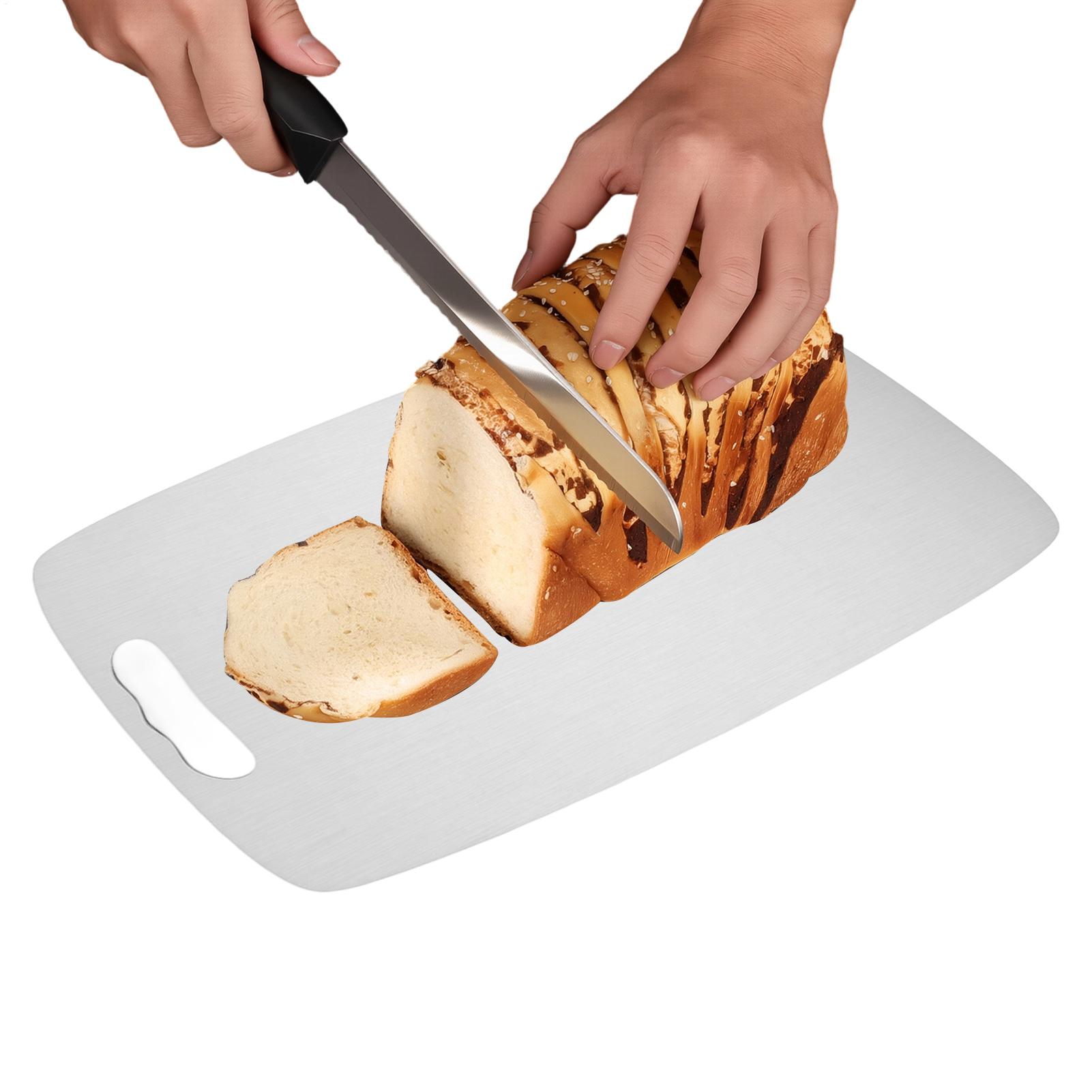 Meal Prep With Chicken - Planche à découper en acier inoxydable