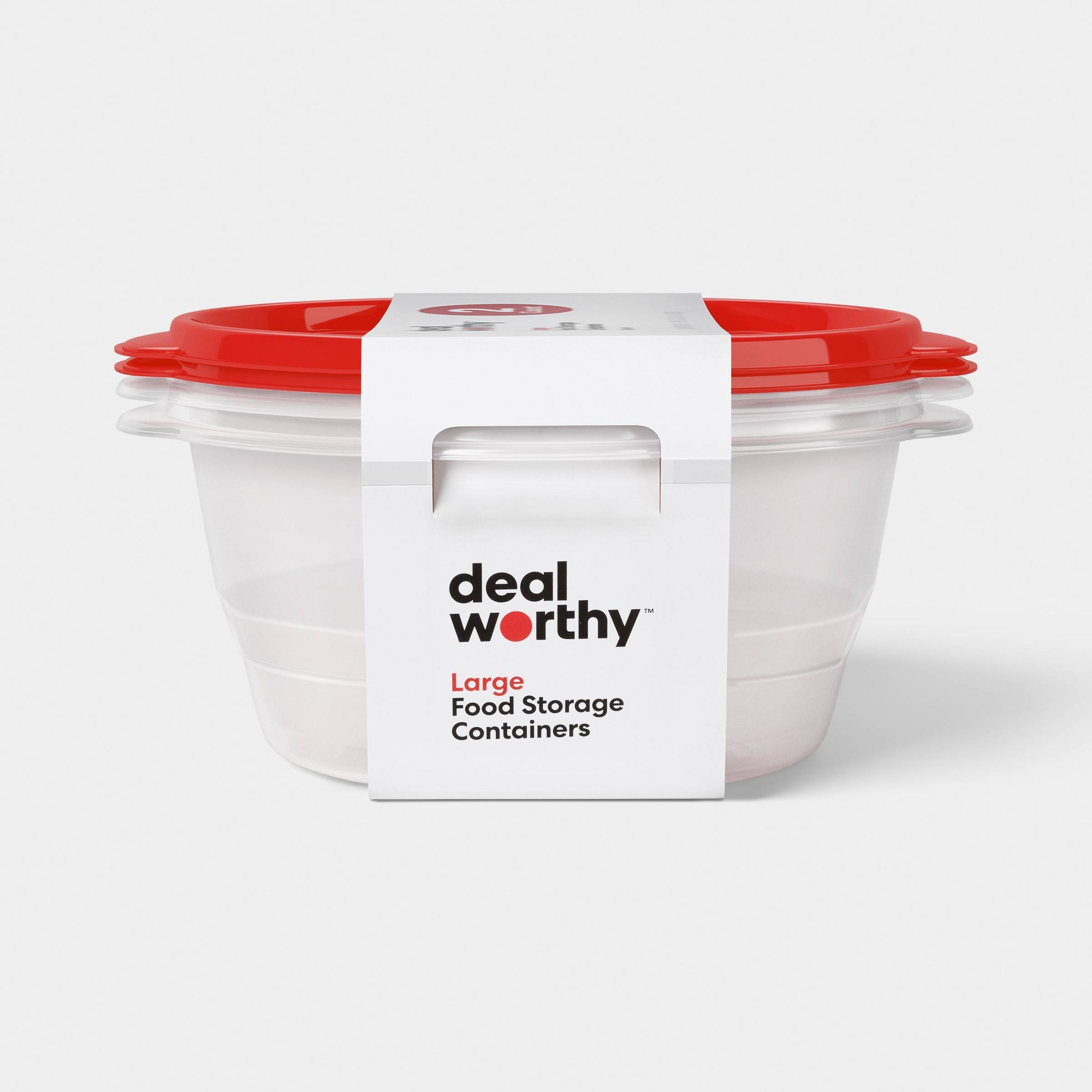Meal Prep Container - Contenants de stockage alimentaire ronds de