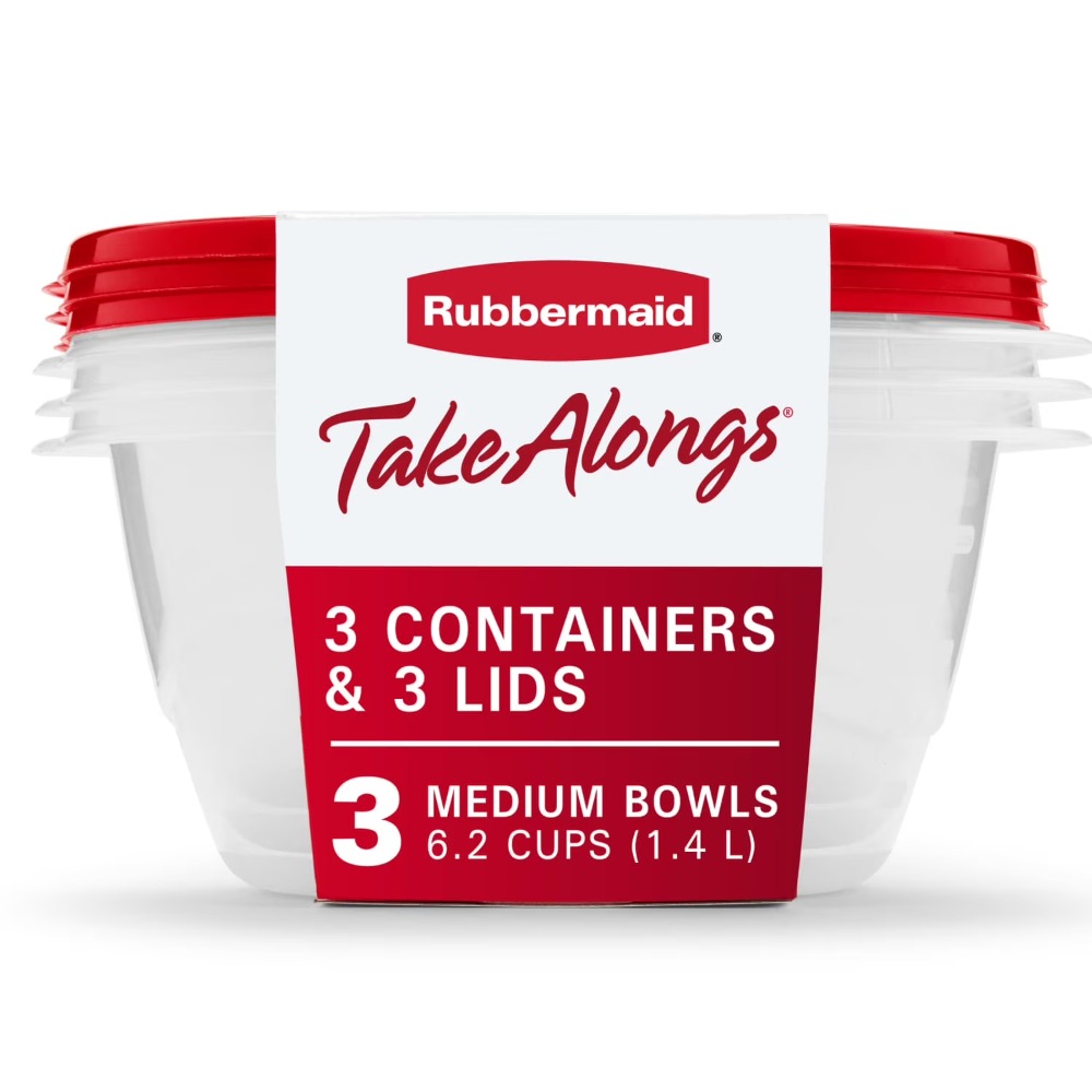 Meal Prep Container - Grands récipients ronds pour aliments avec