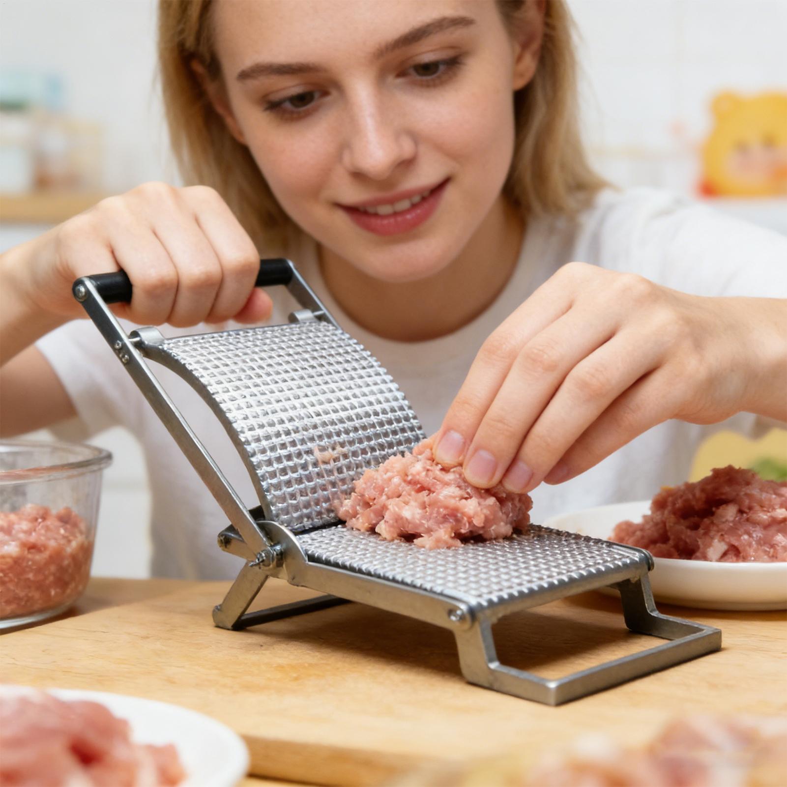 Meal Prep With Chicken - Attendrisseur de viande manuel en acier
