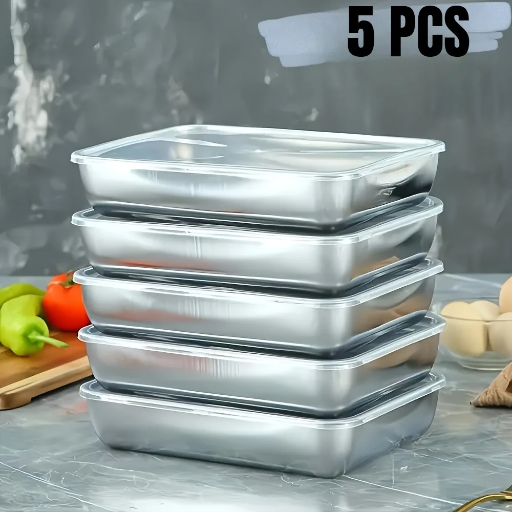 Meal Prep Glass - Ensemble de 5 récipients de conservation