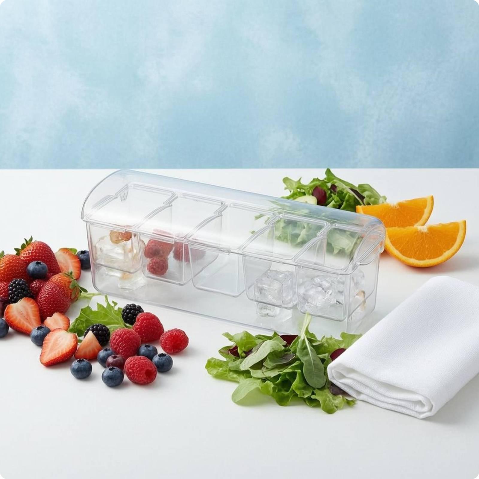 Meal Prep Container - Boîte de conservation hermétique rectangulaire pour