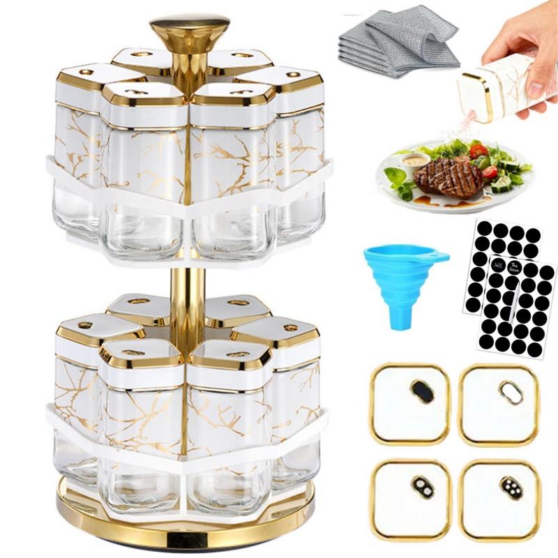 Herb Keeper Bottle - 360 ° Organisateur de rangement rotatif