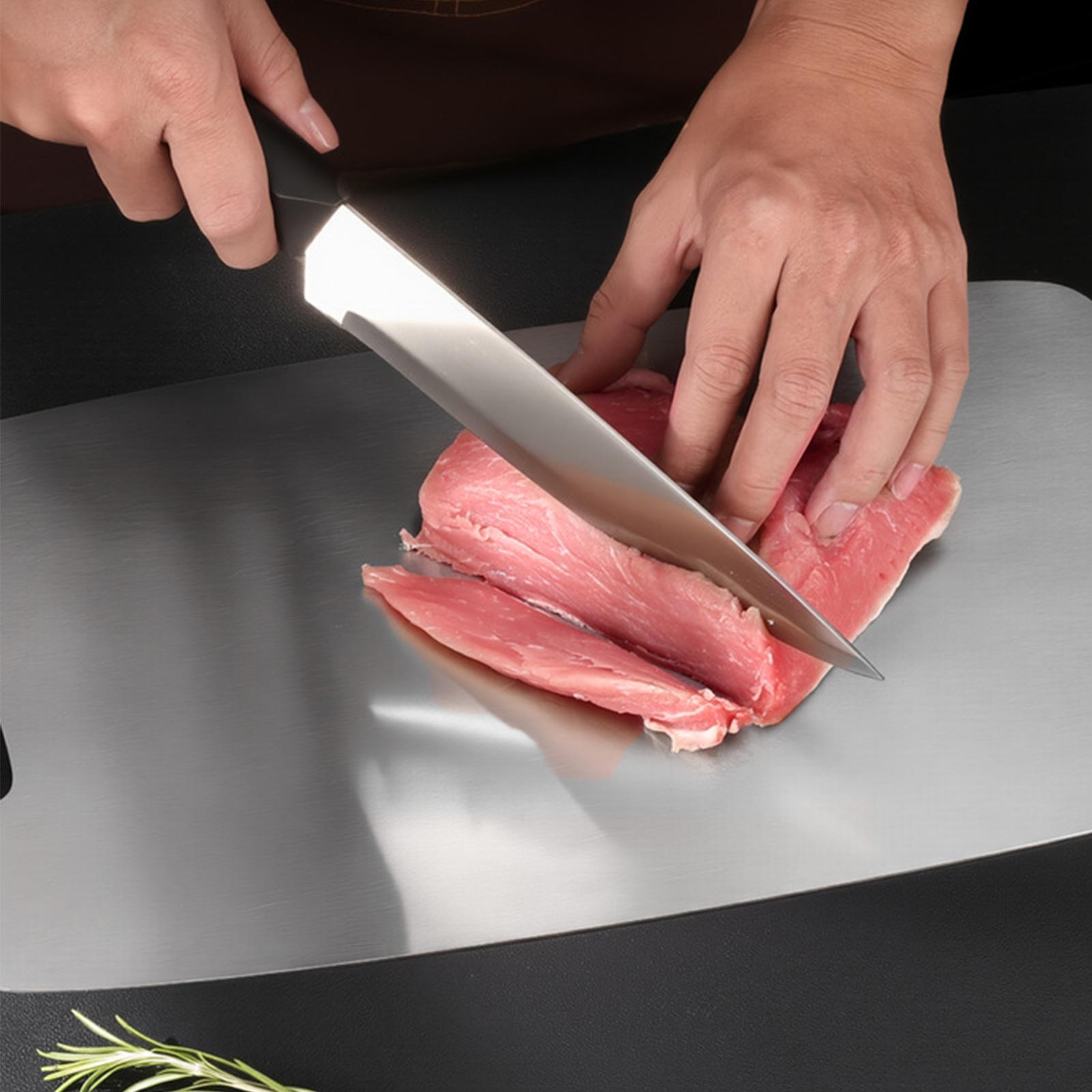 Meal Prep With Chicken - Planches à découper en acier inoxydable