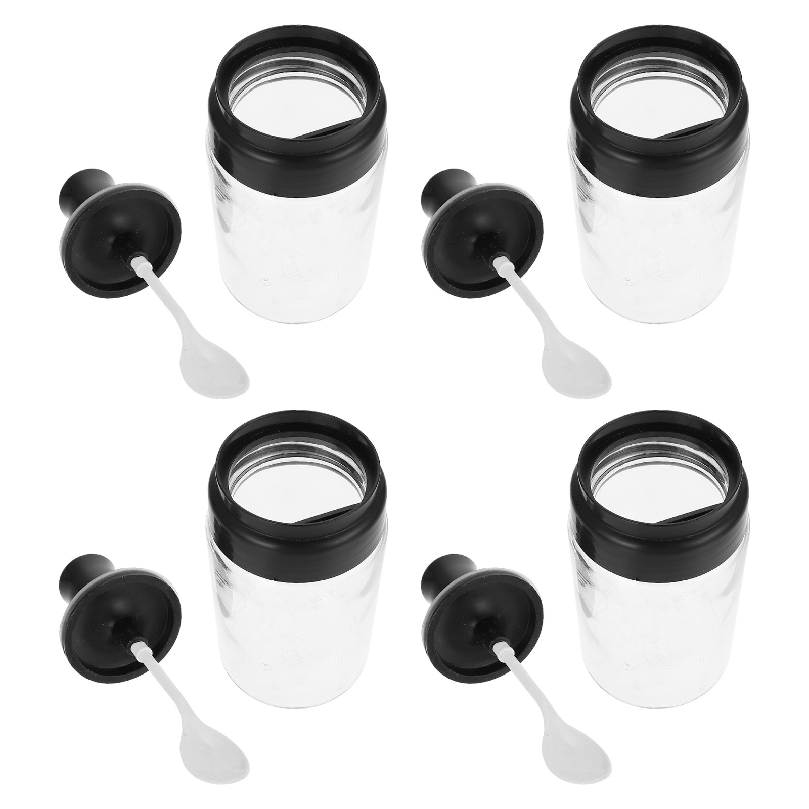 Meal Prep Glass - Lot de 4 pots à épices