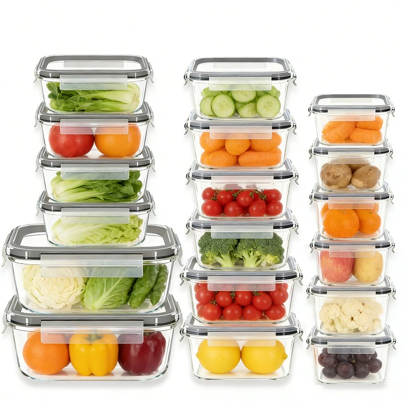 Meal Prep Kits - Ensemble de 18 récipients de conservation