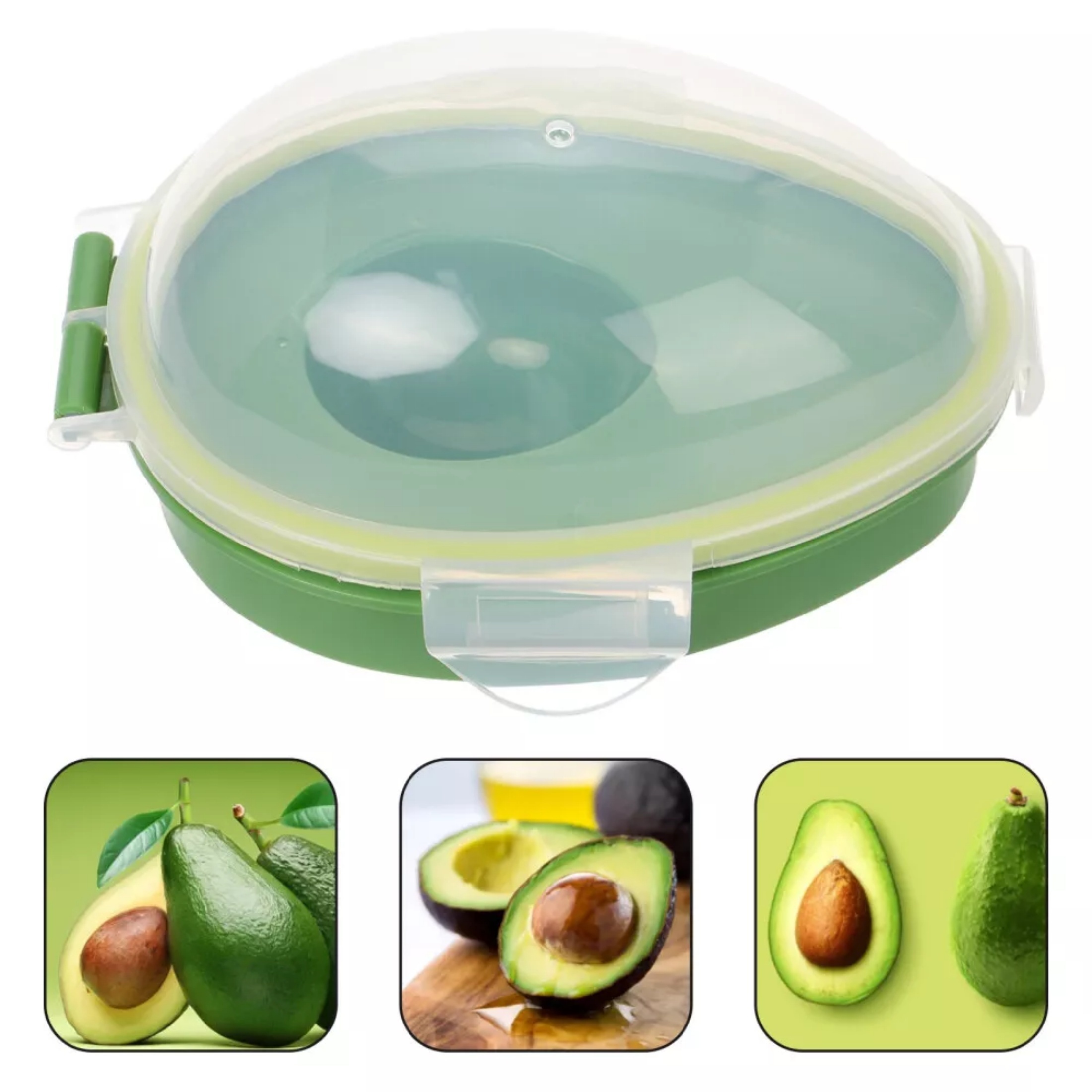 Avocado Keeper Pod - Conteneur de conservation réutilisable pour avocat