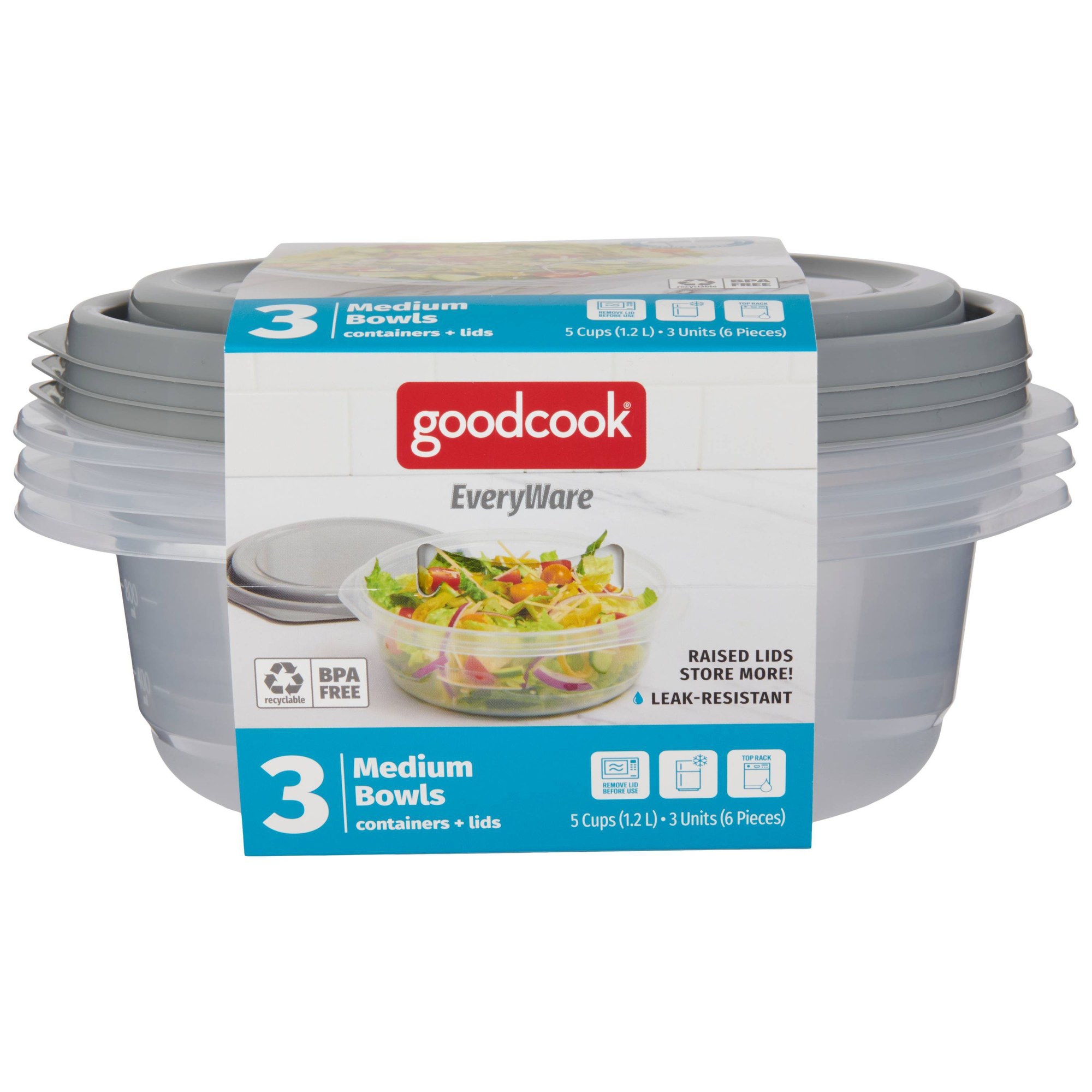 6 contenants ronds de 5 tasses - Meal Prep Container avis et prix