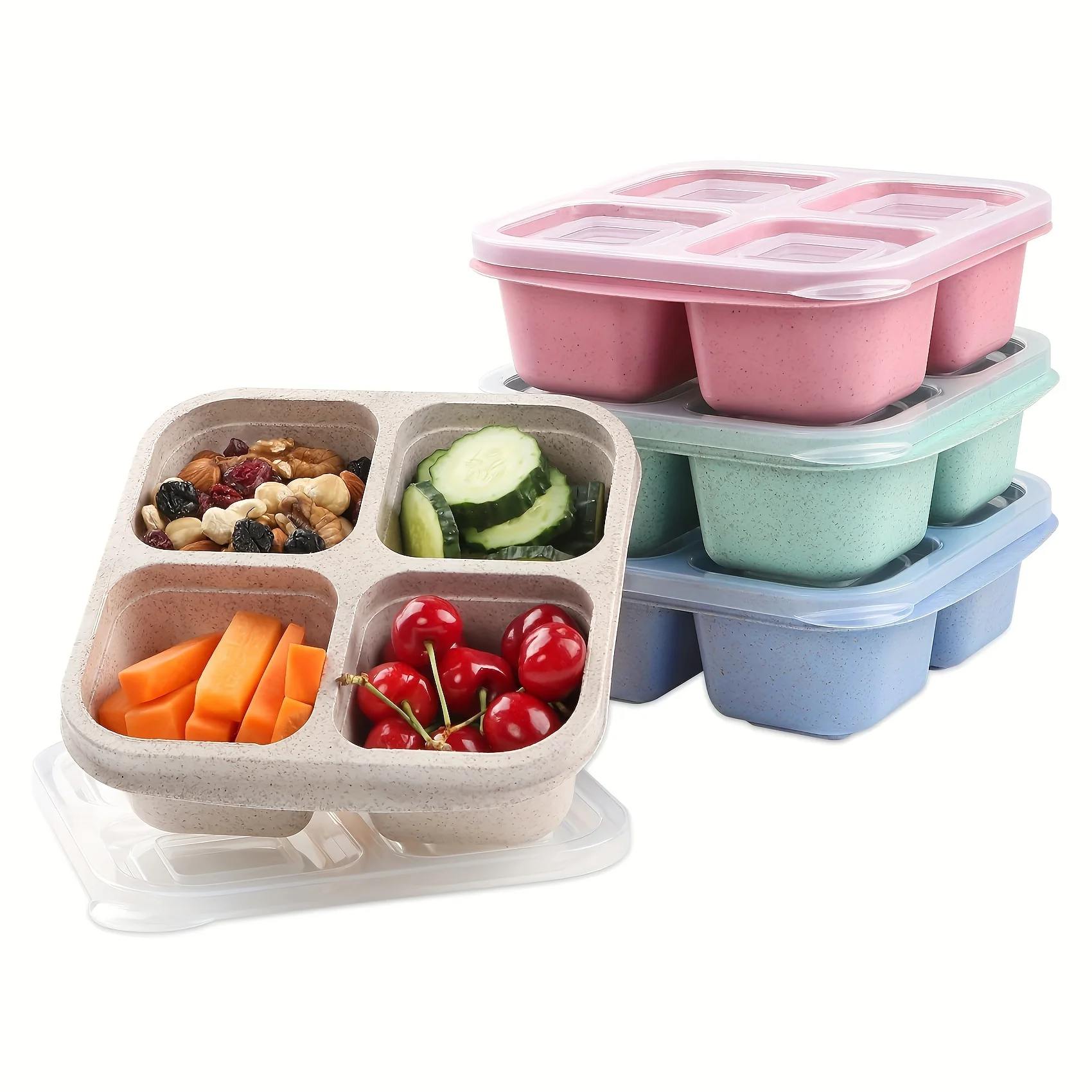 Boîte à snack avec quatre veds - Meal Prep Kits avis et prix