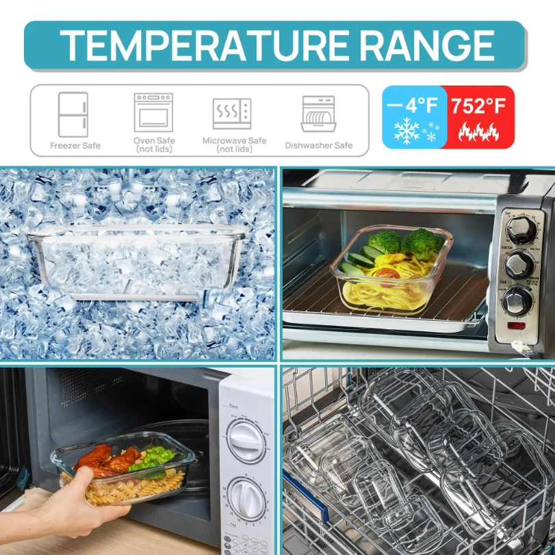Boîtes de conservation aliment - Meal Prep Glass avis et prix