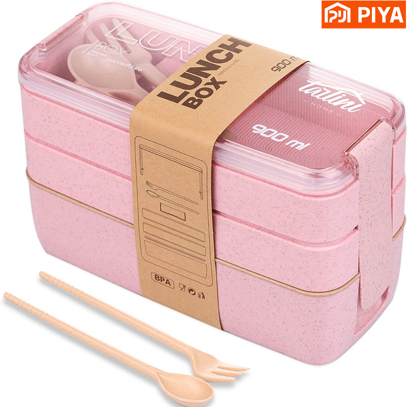 Boîte à bento portable en pail - Meal Prep Kits avis et prix