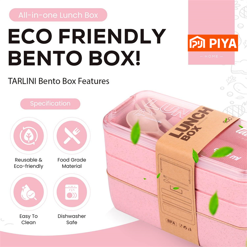 Boîte à bento portable en pail - Meal Prep Kits avis et prix