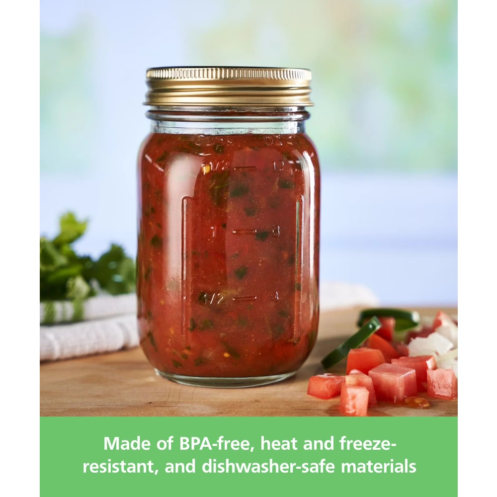 Bocaux Mason de 16 oz, bocaux  - Meal Prep Glass avis et prix