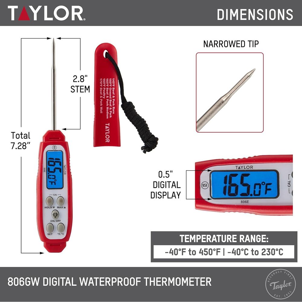 Thermomètre numérique pour la  - Meal Prep With Chicken avis et prix